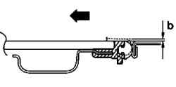 The scheme of adjustment rear panel