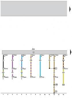 Wiring the air conditioning system Climatronic 2-C (with 05.2005 installed) (part 1)