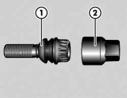 Wheel bolt key lock and adapter