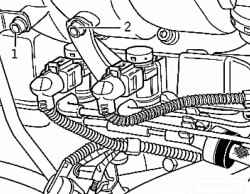 Fixing bolts of the intake manifold