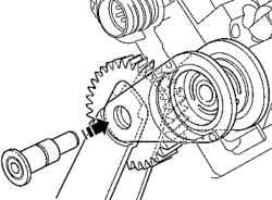 Alignment of the compensation gears