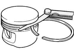 Checking piston ring gap height