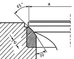 The processing circuit inlet valve seat