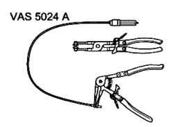 Pliers for spring clamps