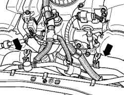 Fixing coolant hoses