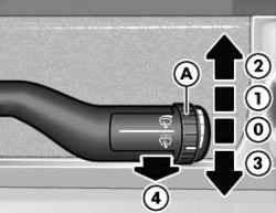 Stalk wiper and washer