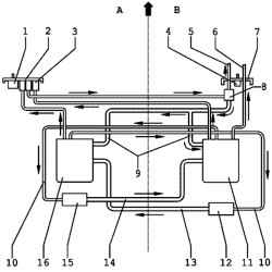 Wiring and fuel components in the fuel tank