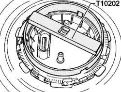 Loosening of the retaining ring