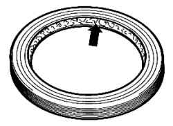 Working edge sealing ring