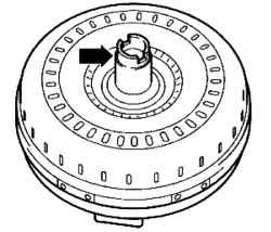 Torque converter hub