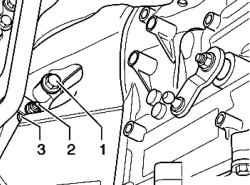 Nuts and bolts of the pipes of the cooling system