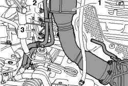 The catalyst tubes of the cooling system and the speed sensor