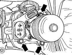 Bolts motor transfer case