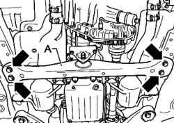 Mounting bracket gearbox