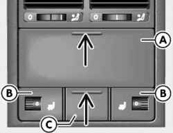 Box of things, control and heated seats socket