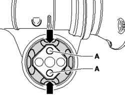 Rubber mounts with two recesses