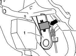 Removing the control system, tire pressure monitoring J502