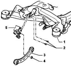 Arrangement rear level sensor body