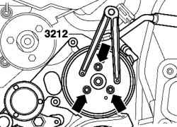 Untwisting pulleys V-ribbed belt