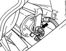 Fixing nut positive cable