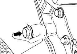 Upper mounting bolt starter