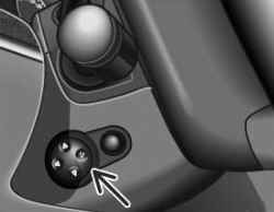 Power button for the steering wheel