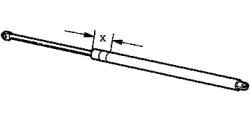 Gas compression zone stops