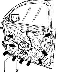 Wiring plug power window motor