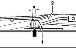 Marking to install the hatch to the starting position